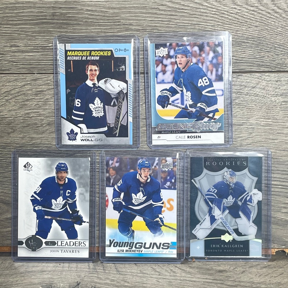 Upper Deck Toronto Maple Leafs Card Lot Young Guns Tavaras Clear Cut NHL